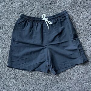 RSQ Men's Black Nylon Shorts